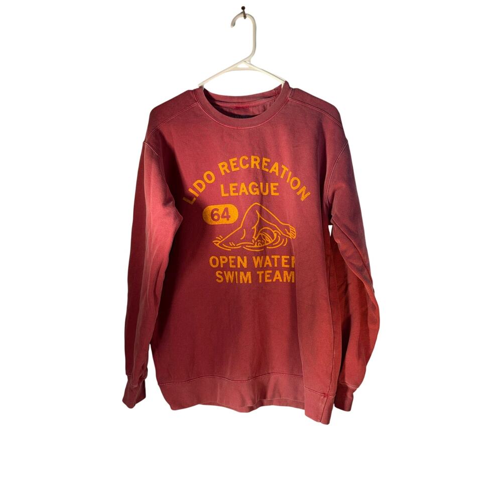 SeaVees Marin Recreation League Open Swim Team Vintage Graphic M Sweatshirt